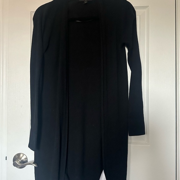 Set of 2 Office Work Cardigans Ann Taylor Banana Republic Camel and Black | XS S - Picture 6 of 10